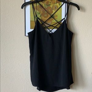 Criss cross front and back cami top